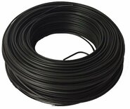 1,5mm2 Installatiedraad Zwart - 100 M - VD H07V-U Eca