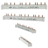 ABB 3 Fase (L1-L2-L3-N) Kamrail PIN 12 modules (10mm2)
