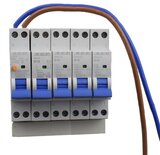 SEP Combinatie - 40A smalle Aardlek 2P + 4x B16 installatie automaat 1P+N