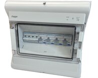 Hager 3 Fase onderverdeler 4 Groepen (ALA) VE112F - IP55