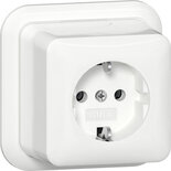 GIRA Wandcontactdoos opbouw - Enkelvoudig (Geaard)