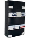 Gewiss GroepenKast 3 Fase 4 Groepen + 2P+2N Fornuisgroep + Beltrafo