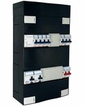Gewiss GroepenKast 1 Fase 5 Groepen + 2P+2N Fornuisgroep + Beltrafo (2 ALS)