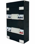 Gewiss GroepenKast 1 Fase 3 Groepen + 2P+2N Fornuisgroep + Beltrafo (2 ALS)