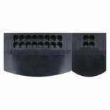 Lege Groepenkast 2x18 modules - SEP Livion DB-236E - 2 rijen hoog met buisverhoging