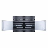 Lege Groepenkast 24 modules - SEP Livion DB-124E - 1 rij met buisverhoging