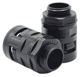 Snelconnector flexibele buis Zwart M20x1,5mm (maat 21,2) 