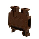 SEP MRK4-BR mini rijgklem bruin 0,2-4 mm² voor TS15 DIN-rail