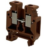 SEP MRK4-BR mini rijgklem bruin 0,2-4 mm² voor TS15 DIN-rail