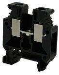 SEP MRK4-BL mini rijgklem zwart 0,2-4 mm² voor TS15 DIN-rail