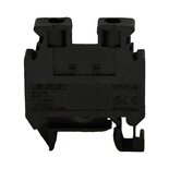 SEP MRK4-BL mini rijgklem zwart 0,2-4 mm² voor TS15 DIN-rail