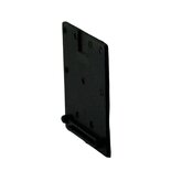 SEP MRK4-BL-E mini rijgklem eindplaat zwart voor TS15 DIN-rail