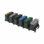 SEP AST16-44 aansluit/verdeelblok bruin 4x16 mm² voor TS15 DIN-rail