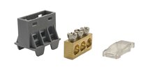 SEP AST16-37 aansluit/verdeelblok transparant 3x16 mm² voor TS15 DIN-rail - Universeel