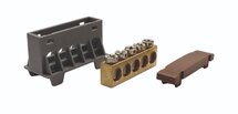 SEP AST16-54 aansluit/verdeelblok bruin 5x16 mm² voor TS15 DIN-rail