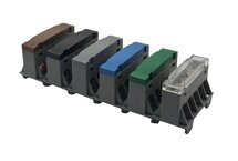 SEP AST16-56 aansluit/verdeelblok groen 5x16 mm² voor TS15 DIN-rail