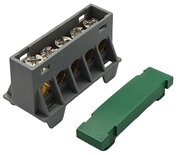 SEP AST16-56 aansluit/verdeelblok groen 5x16 mm² voor TS15 DIN-rail