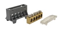 SEP AST16-57 aansluit/verdeelblok transparant 5x16 mm² voor TS15 DIN-rail