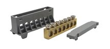 SEP AST16-71 aansluit/verdeelblok grijs 7x16 mm² voor TS15 DIN-rail