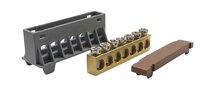 SEP AST16-74 aansluit/verdeelblok bruin 7x16 mm² voor TS15 DIN-rail