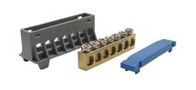 SEP AST16-72 aansluit/verdeelblok blauw 7x16 mm² voor TS15 DIN-rail