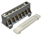 SEP AST16-77 aansluit/verdeelblok transparant 7x16 mm² voor TS15 DIN-rail