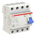 ABB HAF Aardlekschakelaar 4P 40A 30mA - F204 A-40/0.03