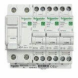 Schneider SCH03COMBI - Aardlek R9R35240 + 3 Automaten R9P09616 (R9XPH205)