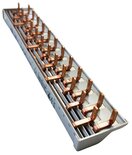 ABB 3 Fase (4x L1NL2NL3N) Kamrail PIN 12 modules - DC301 smalle aardlekautomaten