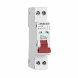 SEP Smalle 40A Hoofdschakelaar 2P (18mm) - Rode Hendel