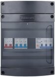 Groepenkast SEP 3 Fase 3 Groepen + 3 fase kracht-aardlekautomaat (ALA)
