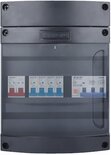 Groepenkast SEP 3 Fase 4 Groepen + 3 fase kracht-aardlekautomaat (ALA)