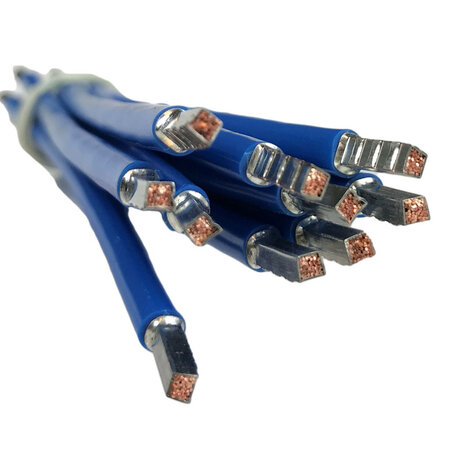 Blauwe 6mm2 (265 mm) groepenkast bedrading