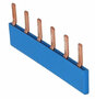 Kamrail 6 Pin - 1 fase Blauw (prijs per stuk)