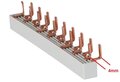 Kamrail 9 modules 18 PIN - 3 fase (9x 1P+N) 10mm²