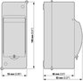 Eaton Miniverdeler 2 modules (Deur)  IP30 - 177071