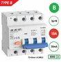 SEP B10 Type B aardlekautomaat 3P+N (30mA)