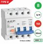 SEP B10 Type B aardlekautomaat 3P+N (300mA)