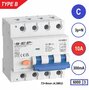 SEP C10 Type B aardlekautomaat 3P+N (300mA)
